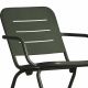 Fauteuil de jardin vert foncé RAY LOUNGE Woud