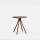 Table de jardin ronde RAY CAFE Woud, coloris corten