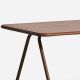 Table de jardin corten longueur 140 cm RAY Woud