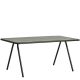 Table de jardin vert foncé plateau aluminium 160 cm RAY Woud