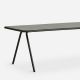 Table de jardin vert foncé plateau aluminium 220 cm RAY Woud