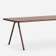 Table de jardin corten plateau aluminium 220 cm RAY Woud