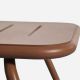 Table basse d'extérieur corten RAY LOUNGE Woud