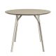 Table ronde Ø90 cm TREE Woud, pieds beige et plateau FENIX NTM® beige