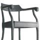 Fauteuil design en bois gris foncé RAW Muuto