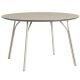 Table ronde Ø120 cm TREE Woud, pieds beige et plateau FENIX NTM® beige