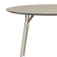 Table ronde Ø120 cm TREE Woud, pieds beige et plateau FENIX NTM® beige