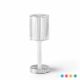 Lampe de Table sans fil GATSBY Cilindro, finition cristal