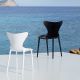 Collection chaises outdoor LOVE Vondom, basic et laquée