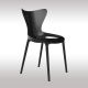 Chaise outdoor laquée LOVE Vondom, noir brillant