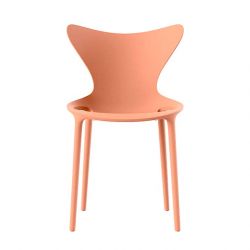 Chaise outdoor LOVE Vondom, coloris melon