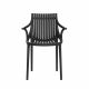 Chaise à accoudoirs outdoor IBIZA Vondom, coloris noir
