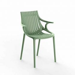 Chaise à accoudoirs outdoor IBIZA Vondom, coloris vert pickle
