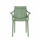 Chaise à accoudoirs outdoor IBIZA Vondom, coloris vert pickle