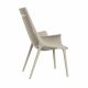 Fauteuil lounge outdoor IBIZA Vondom, coloris écru
