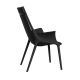 Fauteuil lounge outdoor IBIZA Vondom, coloris noir