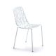 Chaise de jardin aluminium blanc FOREST Fast