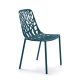 Chaise de jardin aluminium bleu canard FOREST Fast