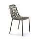 Chaise de jardin aluminium brun foncé FOREST Fast