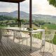 Chaises et fauteuils de jardin aluminium blancs FOREST Fast