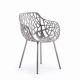 Fauteuil de jardin aluminium gris poudré FOREST Fast