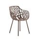 Fauteuil de jardin aluminium maracuja FOREST Fast