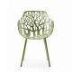 Fauteuil de jardin aluminium thé vert FOREST Fast