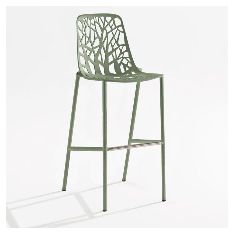 Tabouret Haut Dossier Bas DETENTE, Chaises Hautes Design