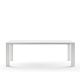 Table aluminium 220 cm GRANDE ARCHE Fast, coloris blanc