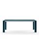 Table aluminium 220 cm GRANDE ARCHE Fast, coloris bleu canard