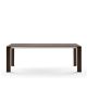 Table aluminium 220 cm GRANDE ARCHE Fast, coloris brun foncé