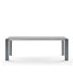 Table aluminium 220 cm GRANDE ARCHE Fast, coloris gris acier