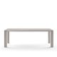 Table aluminium 220 cm GRANDE ARCHE Fast, coloris gris poudré