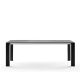 Table aluminium 220 cm GRANDE ARCHE Fast, coloris noir