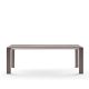 Table aluminium 220 cm GRANDE ARCHE Fast, coloris taupe