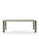 Table aluminium 220 cm GRANDE ARCHE Fast, coloris thé vert