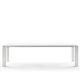 Table extensible aluminium 220/270 cm GRANDE ARCHE Fast, coloris blanc