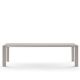 Table extensible aluminium 220/270 cm GRANDE ARCHE Fast, coloris gris poudré