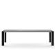 Table extensible aluminium 220/270 cm GRANDE ARCHE Fast, coloris noir