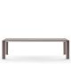 Table extensible aluminium 220/270 cm GRANDE ARCHE Fast, coloris taupe