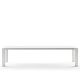 Table extensible aluminium 220/320 cm GRANDE ARCHE Fast, coloris blanc