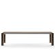 Table extensible aluminium 220/320 cm GRANDE ARCHE Fast, coloris brun foncé