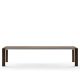 Table extensible aluminium 220/320 cm GRANDE ARCHE Fast, coloris brun foncé