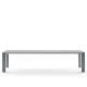 Table extensible aluminium 220/320 cm GRANDE ARCHE Fast, coloris gris acier