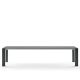 Table extensible aluminium 220/320 cm GRANDE ARCHE Fast, coloris gris métal