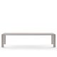 Table extensible aluminium 220/320 cm GRANDE ARCHE Fast, coloris gris poudré