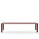 Table extensible aluminium 220/320 cm GRANDE ARCHE Fast, coloris terracotta