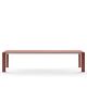 Table extensible aluminium 220/320 cm GRANDE ARCHE Fast, coloris terracotta
