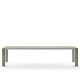 Table extensible aluminium 220/320 cm GRANDE ARCHE Fast, coloris thé vert 