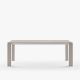 Table extensible aluminium 160/210 cm GRANDE ARCHE Fast, coloris gris poudré